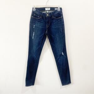 FRAME Le Skinny de Jeanne Los Feliz Distressed Jeans Denim Size 27